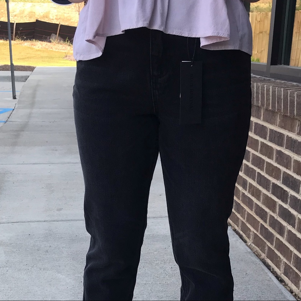 NWT Blue Revival Piper High Rise Straight in Black